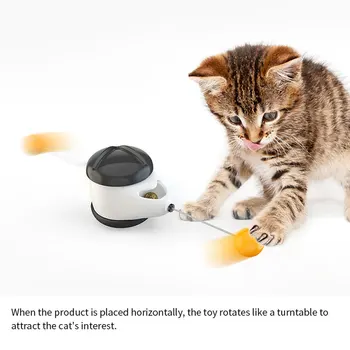 Smart Cat Hračka s Kolesami Automatická Nie je potrebné dobiť mačky, hračky, interaktívne Lrregular Rotujúce Režim Vtipné nie je nuda mačka dodávky
