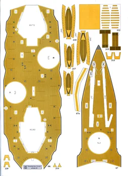 DIY Papier Model 1:250 Friedrich der Grosse Battleship Pepercraft Vojenské Priaznivcov Dary Chlapec Narodeniny Vianočný Darček