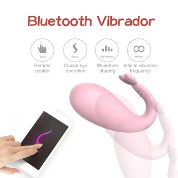 APLIKÁCIU Bluetooth Dildo Vibrátor Bezdrôtový Vibračné Nohavičky Sexuálne Hračky pre Ženy, G Mieste Stimulátor Klitorisu 8 Režimov Dospelých Hry sexuálnu Hračku,