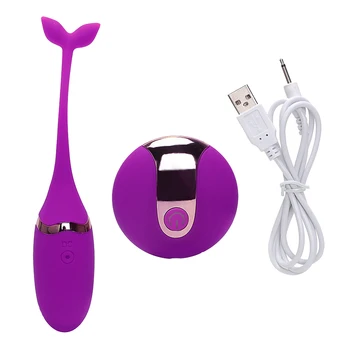 Malý Veľryba Nabíjanie pomocou pripojenia USB Bezdrôtové Diaľkové Ovládanie Vibračné Vajíčko Vibrátor Sexuálne Hračky pre ženu mať dokonalý sexuálny zážitok