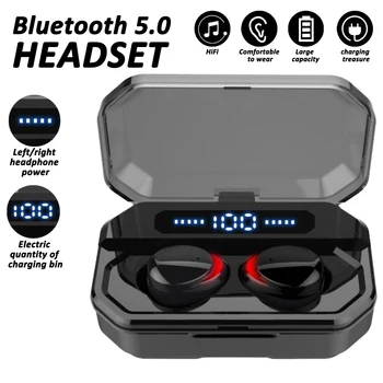 F8 Mini TWS Bluetooth 5.0 Slúchadlá Stereo Bluetooth, HIFI Techniky V Uchu Slúchadlá Športové Headset Pravda Bezdrôtové Slúchadlá S Mikrofónom