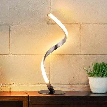 Kreatívne Špirála Dotykový LED Stolná Lampa Spálňa Nočný Stolík Čítanie Dekoratívne Nočné Svetlo