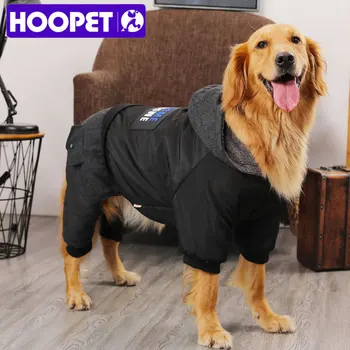HOOPET Zimné Pet Kabát Oblečenie pre Psov Zimné Oblečenie Teplé Oblečenie pre psy pre Veľké Psy Vianočné Big Dog Srsť Zimné Oblečenie