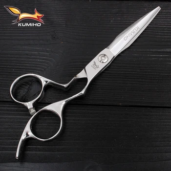 KUMIHO profesionálna vlasová rezanie nožnice nožnice na vlasy pre kaderníctvo kaderníctvo nožnice vyrobené z Japonskej nerez ocele 440C predaj