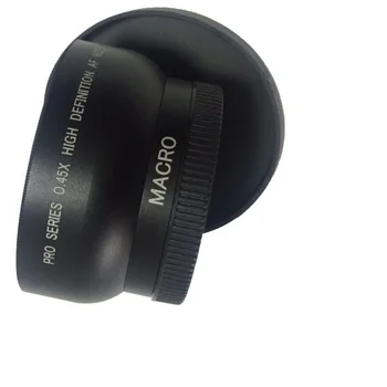 0.45 x širokouhlý makro objektív pre Sony A6000 A6300 A6500 40.5 mm
