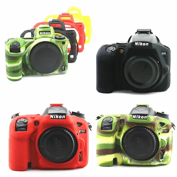 Silikónové Brnenie Pokožky Fotoaparátu DSLR Telo taška kryt pre Nikon Z5 Z6 Z7 D780 D3500 D5300 D5500 D5600 D7100 D7200 D7500 D750 D3400