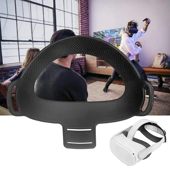Nové TPU VR Helmy Hlavu Pásik Penovej Podložky pre oculus Quest 2 VR Headset Čelenka 831D