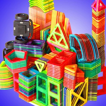 82pcs VEĽKÉ VEĽKOSTI Magnetického Dizajnér stavebnicový Model Budovy Hračka Magnetické Stavebné Bloky, Vzdelávacie Hračky Pre Deti,