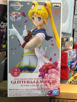RORONOA Pôvodné Banpresto Lesk & Glamours Sailor Moon PVC Akcie Obrázok Zberateľskú Model Bábiky Hračky Figurals Brinquedos