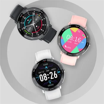Nové Smartwatch Dámy nepremokavé sledovať celú dotykový displej Športové smartwatch dámy srdcovej frekvencie fitness tracker pre IOS Android+Box