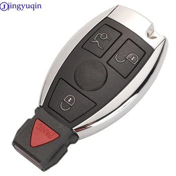 Jingyuqin Inteligentné Diaľkové Tlačidlo Pre Mercedes Benz Rok 2000+ Podporuje Originálne NEC a BGA 315MHz Alebo 433.92 MHz 3 Tlačidlá