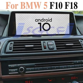 Pre BMW 5 F10 F18 528 530 520 550 M5 CIC NBT iDrive Auto Stereo Audio 4G SIM Navigácie GPS Navi Rádio CarPlay 360 BirdView
