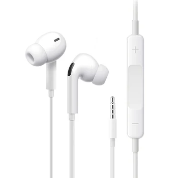 GENAI Stereo In-Ear Slúchadlá Slúchadlá S Mikrofónom Káblové Ovládanie Basov Zvukový Herné Slúchadlá 3.5 mm pre Xiao Huawei