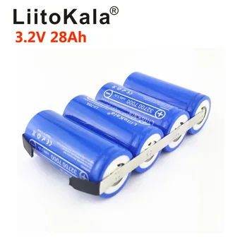 LiitoKala 3.2 V LiFePO4 32700 Batérie 14Ah 21ah 28ah 35ah 24Ah Kontinuálne Vypúšťanie Maximálne 55A Vysoký výkon batérie+Nikel listov