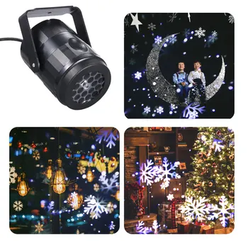 AC85V-240V Vianočné Laserový Projektor Animácie Účinok IP65 Indoor/Outdoor Halloween Projektor Snowflake/Snehuliak Laserové Svetlo