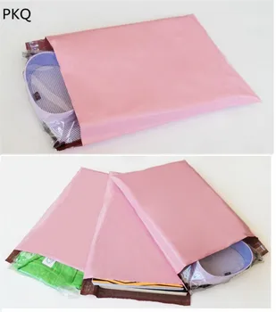 100ks veľké ružové poly odosielateľov ružové plastové mailing tašky zelená poly odosielateľov doprava mailer obálka biela plastová doprava