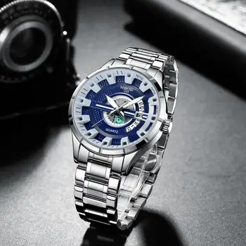 NIBOSI 2020 Klasické Pánske Hodinky Gold Top Luxusné Značky Relogio Masculino Jednoduché náramkové hodinky Quartz Muž Muž Hodiny Drop Shipping