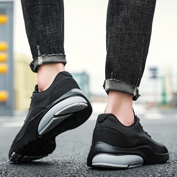 Špeciálna ponuka ležérne topánky móda priedušná oka pánske členkové topánky vonkajšie jogging obuv ľahký Zapatillas Hombre nové