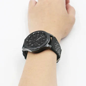Náhradné Watchband pre Samsung Galaxy Sledovať 46 mm Remienok Pásmo pre Samsung Výstroj S3 pre Ticwatch Tic sledovať Pro Šírka 22 mm