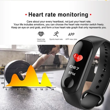 CAINUOS Značky Smart Hodinky, Náramok Srdcovej frekvencie/Krvného Tlaku Sledovať Pulz Náramok Fitness Tracker Pre Iphone Xiao