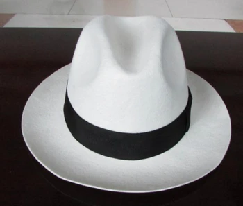Čistá vlna plstený klobúk Štýlový vlna veľké okraj formálne bailey borsalino godfather fedora čiapky pre pánske fáze proformance klobúk B-1539