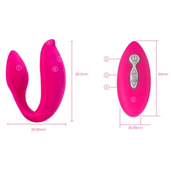Nabíjanie pomocou pripojenia USB Bezdrôtové Diaľkové Ovládanie AV masáže Vibrátor,Análny G-bod Vibrátory,Klitorisu Masér Dospelých Sex Produkty Pre Ženy O3