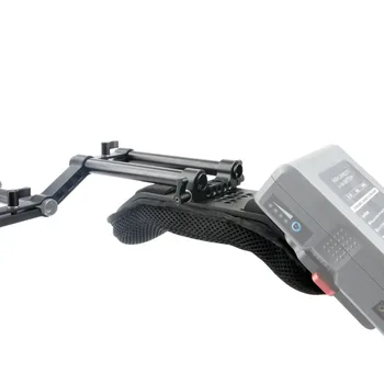 NICEYRIG Fotoaparátu DSLR zrkadlovky Videokamery Ramenný Plošinu Steadycam Video Kamery, Ramenný Pásik s Železničnej Stúpačky 15 mm Prúty Príslušenstvo