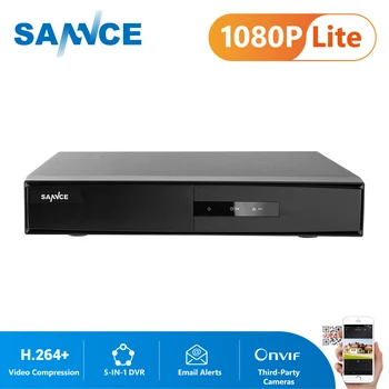SANNCE 4/8/16 Kanálový Digitálny Video Rekordér Plný 1080N CCTV DVR H. 264 1080P Výstup 4ch CCTV DVR