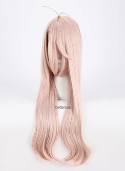 Super DanganRonpa V3 Miu Iruma Cosplay Parochňu 80 cm Dlhé Ružové Tepelne Odolných Syntetických Vlasy Parochňa + Parochňu Spp