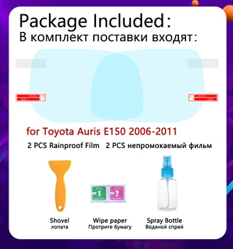 Pre Toyota Auris 2006 - 2011 E150 150 Úplné Pokrytie Anti Fog Film Spätné Zrkadlo Rainproof Anti-Fog Filmy Clean Príslušenstvo 2008