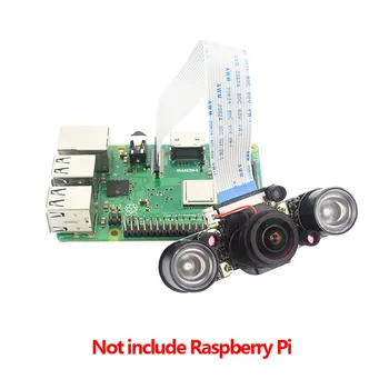 Modul fotoaparátu Pre Raspberry Pi 4 Model B/3B+/3B/2B Fisheye Široký Uhol Kamery 175 Stupňa IR-CUT Automatické Prepínanie Deň a Noc