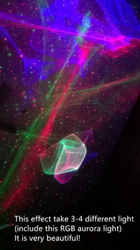 Sharelife 2ks Nastaviť RGB Hypnotické Aurora & RG Star Laserové Svetlo Diaľkové Ovládanie Rýchlosti DJ Koncert, Party Domov Mini Stage osvetlenie