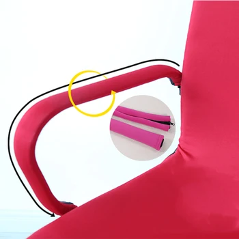 1 Pár Elastický Kryt lakťovej opierky pre Office Počítač Stoličky Pokrytie Farbou Spandex Vytlačené na Zips Dizajn Ramena Zvyšok Kryt