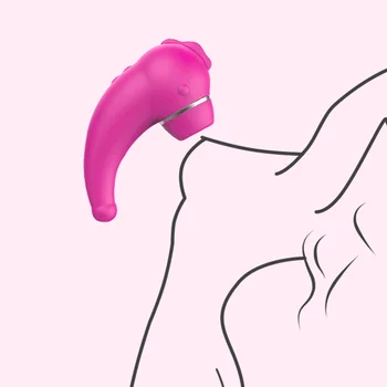 EXVOID Sania Vibrátor Bradavky Bulík G-spot Prsia Masér Silikónový Vibrátor Orálny Sex Hračky pre Ženy Stimuláciu Klitorisu