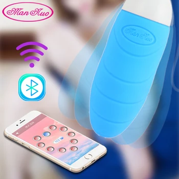 Muž Nuo APLIKÁCIE Smart Sexuálne Hračky Pre Dospelých Žena iOS Android Vibrátor Pošvy G Mieste Klitoris Masáž 10 Vibrácií Diaľkové Ovládanie Sex Shop