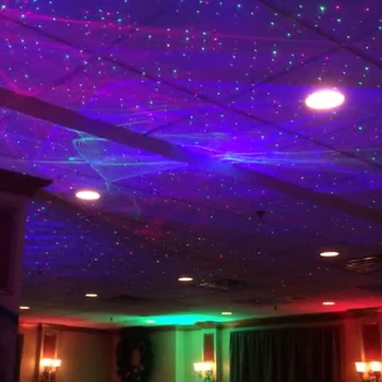 Sharelife 2ks Nastaviť RGB Hypnotické Aurora & RG Star Laserové Svetlo Diaľkové Ovládanie Rýchlosti DJ Koncert, Party Domov Mini Stage osvetlenie
