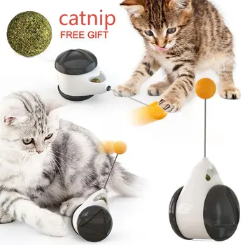 Smart Cat Hračka s Kolesami Automatická Nie je potrebné dobiť mačky, hračky, interaktívne Lrregular Rotujúce Režim Vtipné nie je nuda mačka dodávky